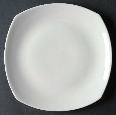 White Gardenia Salad Plate