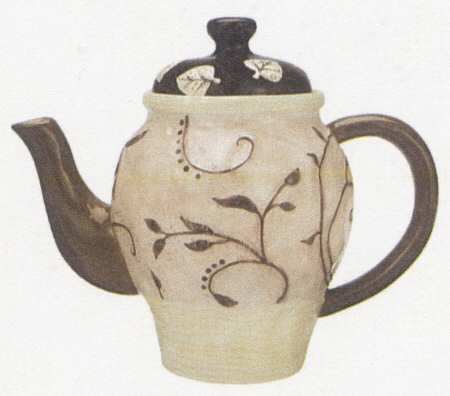 Rustic Nature Teapot & Lid