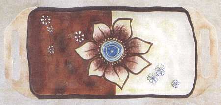 Flower Gallery 15" Bread Tray