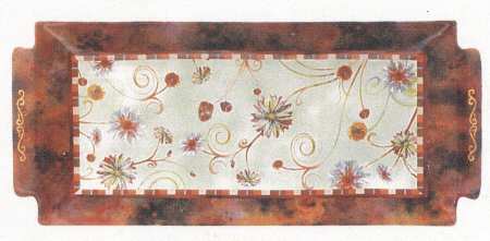 Painter's Garden 16" Bread Tray
