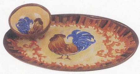Gallo Toscano (2 Piece) Chip & Dip Set