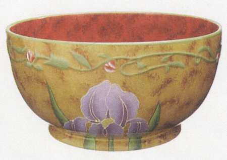 Flower Tableware 10" Round Serving Bowl