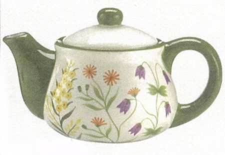 Botanical Garden Teapot & Lid