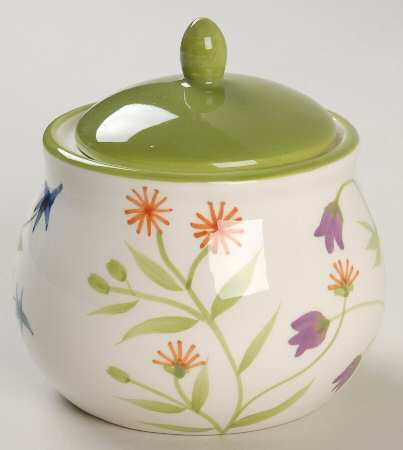 Botanical Garden Sugar Bowl & Lid