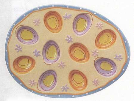 Easter Egg Deviled Egg Plate