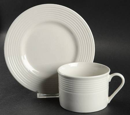 Prospect Park Flat Cup & Saucer Set