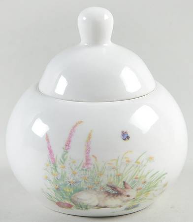 Bunny Sugar Bowl & Lid