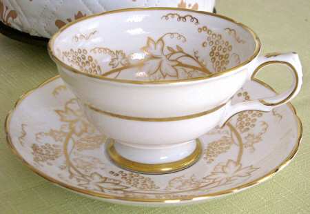 Vintage Footed Cup & Saucer Set