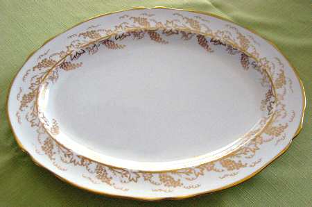 Vintage 14" Oval Serving Platter