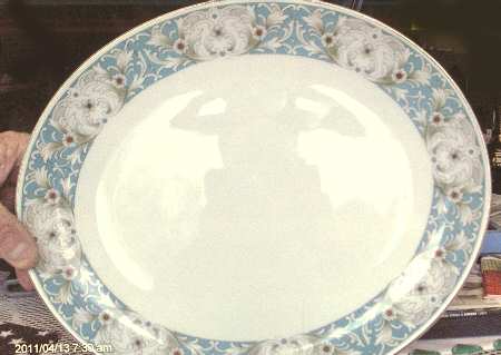 Windsor Gray 13" Oval Serving Platter