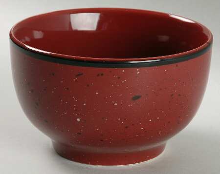 Sensations Elements Red Coupe Cereal Bowl