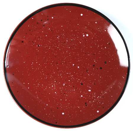 Sensations Elements Red Salad Plate