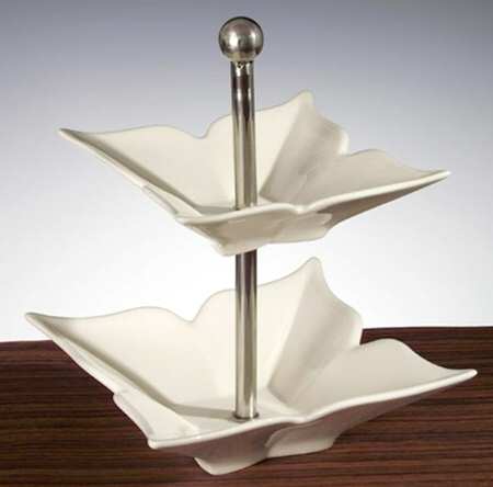 Fiori 2 Tiered Serving Tray