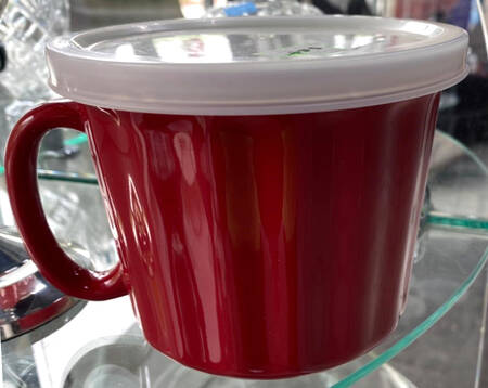 Oven Fresh Soup Mug & Plastic Lid