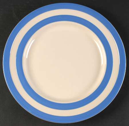 Cornish Blue Cream (Shield Stamp) Service Plate (Charger)