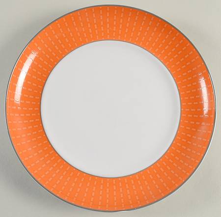 Rainbow Orange Salad Plate