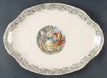 GEO519 14" Oval Serving Platter