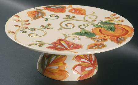 Harvest Tradition 9" Diameter Pedestal Cake Stand
