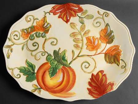 Harvest Tradition 18" Oval Serving Platter