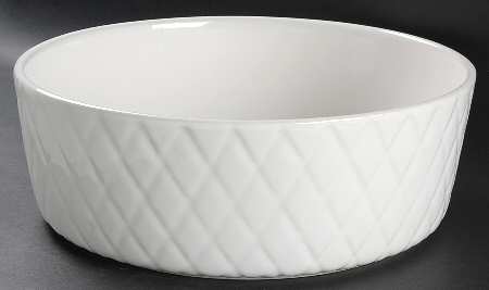 Diamond Quilt 13" Round Serving Bowl