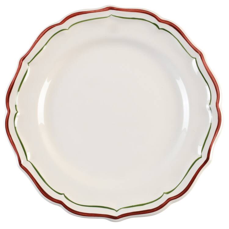 Filets Noel (Christmas Tree) Dessert/Pie Plate by Faiencerie De Gien