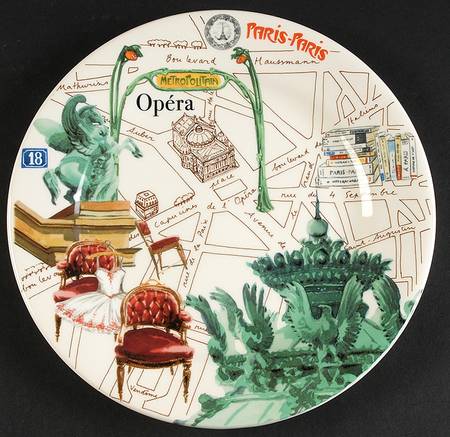 Paris Paris Salad/Dessert Plate
