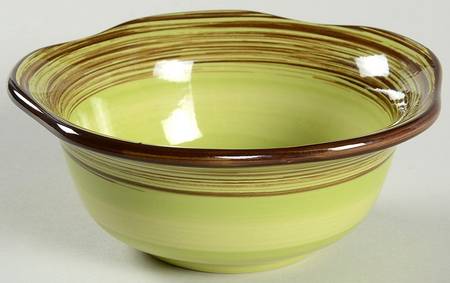 Simply Gail Green 5" Scalloped Bowl