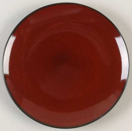 Novabella Burgundy Salad Plate