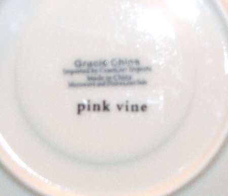 Pink Vine Saucer