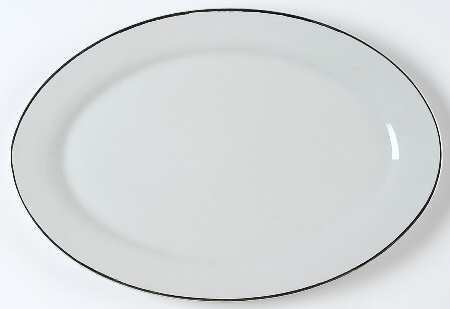 Studio Platinum 14" Oval Serving Platter