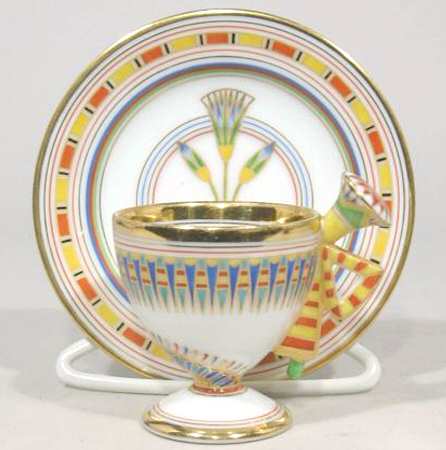 GIN280 Footed Cup & Saucer Set