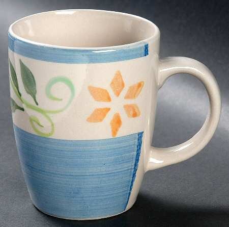 Floral Natalia Blue Mug