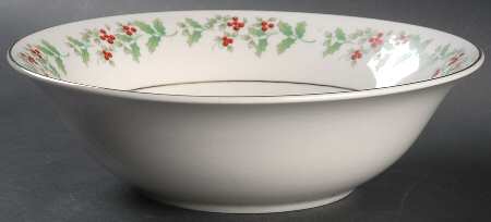 Christmas Harmony 9" Round Vegetable Bowl