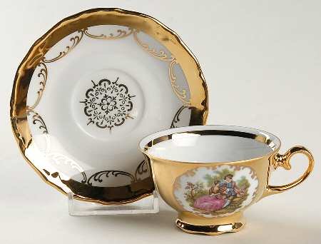 GLP25 Footed Demitasse Cup & Saucer Set