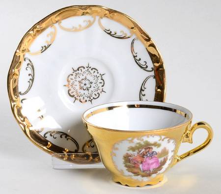 GLP25 Flat Demitasse Cup & Saucer Set