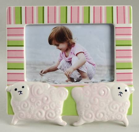 Little Girl with a Curl Frame-Holds 4" X 6"