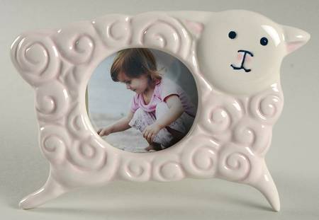 Little Girl with a Curl Frame-Holds 2" X 2"