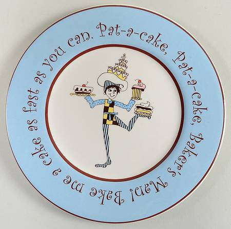 Pat A Cake Salad/Dessert Plate
