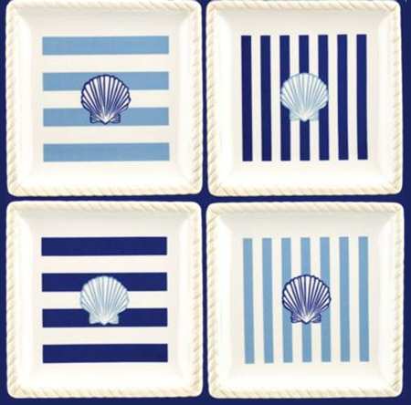 She Sells Seashells Salad/Dessert Plate