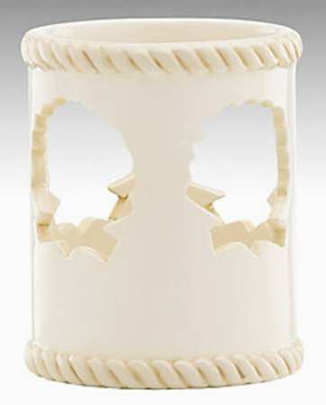 She Sells Seashells Small Pierced Votive Candleholder