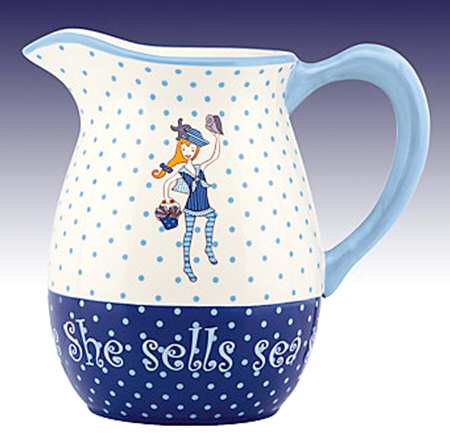 She Sells Seashells 52 Oz Pitcher
