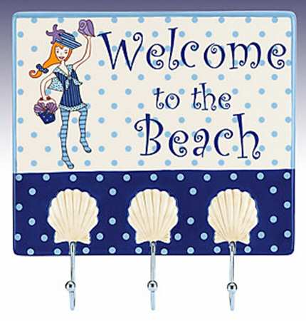 She Sells Seashells Wall Hanging Key Holder