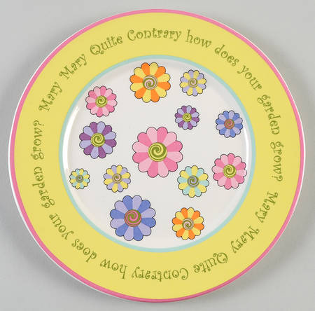 Mary Mary Quite Contrary Salad/Dessert Plate