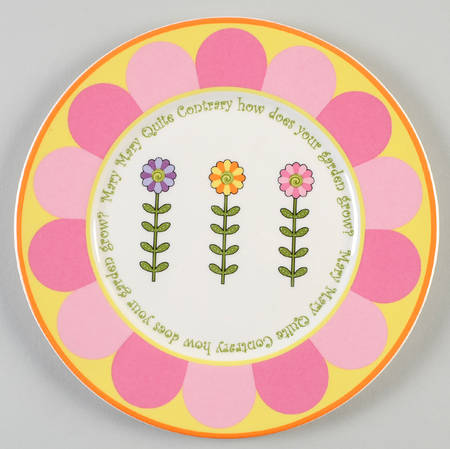 Mary Mary Quite Contrary Salad/Dessert Plate