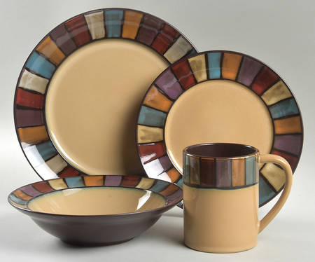 Mesa Mosaic 4 Piece Place Setting