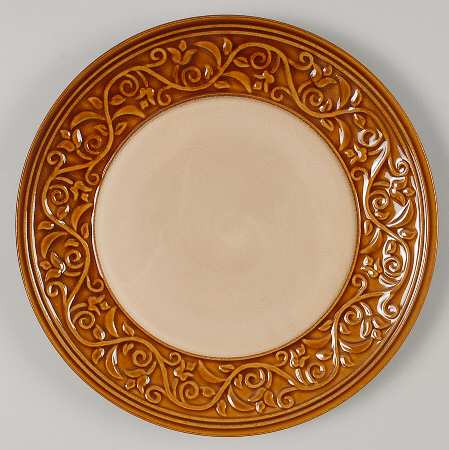 Villa Adriana Tan Salad/Dessert Plate