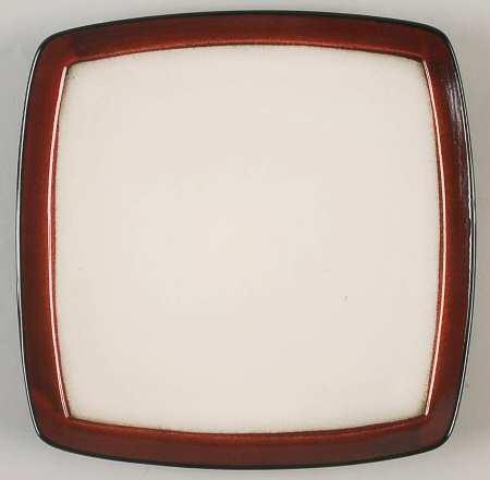 Bustamante Red Salad Plate
