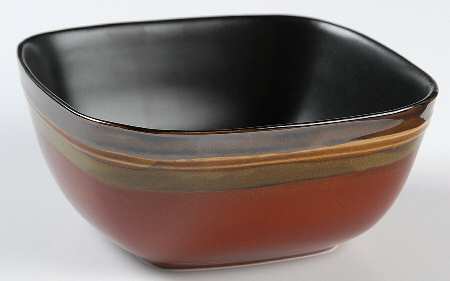 Cafe Rustica Burgundy Soup/Cereal Bowl
