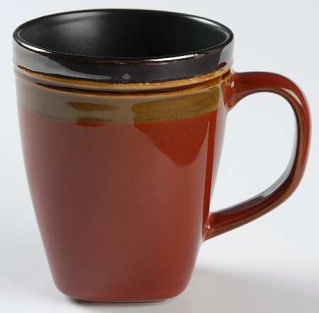 Cafe Rustica Burgundy Mug
