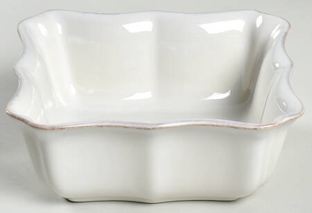 Indico White Square Soup/Cereal Bowl